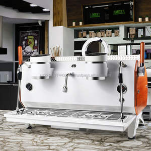 เครื่องชงกาแฟเอสเพรสโซเชิงพาณิชย์ เครื่องทำคาปูชิโน่ เครื่องชงกาแฟแบบสองหัวชง พร้อมปั๊มนำเข้า - Product Image 6