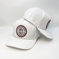 Gorra de Golf de 5 Paneles Personalizada OEM ODM, Impermeable, con Parche de Goma PVC y Logotipo, Venta al Por Mayor para Marcas
