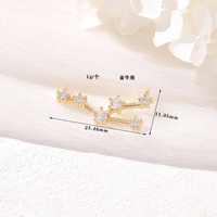 Collier pendentif 12 constellations en laiton plaqué or 14 carats, bracelet avec symboles astrologiques en zircon, breloques pour la fabrication de bijoux DIY pour femmes