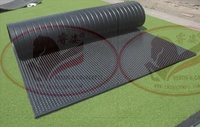 Haute qualité Durable 1.22m * 1.83m anti-dérapant tapis en caoutchouc de vache matelas de décrochage de cheval feuille de caoutchouc industriel
