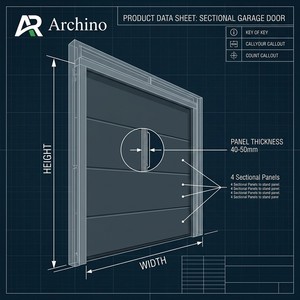 <span class=keywords><strong>Porte</strong></span> <span class=keywords><strong>de</strong></span> <span class=keywords><strong>garage</strong></span> <span class=keywords><strong>sectionnelle</strong></span> grise <span class=keywords><strong>anthracite</strong></span> minimaliste <span class=keywords><strong>de</strong></span> luxe, <span class=keywords><strong>porte</strong></span> <span class=keywords><strong>de</strong></span> <span class=keywords><strong>garage</strong></span> moderne pour maison résidentielle - Product Image 3