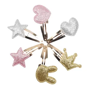 6 Stks/set Nieuwe Trend Mini Hairgrip Met Patroon Van Dieren Ster Met Blingbling Sequin Haar Accessoires Voor Meisjes Kids Haar clip