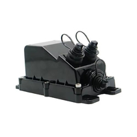 Boîtier de raccordement extérieur multi-ports pré-connecté étanche IP68 en ABS noir pour câble de télécommunications, boîtier de raccordement de fibre optique FTTH