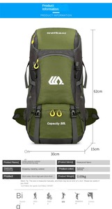 <span class=keywords><strong>Sac</strong></span> de <span class=keywords><strong>randonnée</strong></span> de sport portable en plein air, <span class=keywords><strong>sac</strong></span> <span class=keywords><strong>à</strong></span> <span class=keywords><strong>dos</strong></span> étanche Oxford de grande capacité en nylon <span class=keywords><strong>60L</strong></span>, le <span class=keywords><strong>meilleur</strong></span> <span class=keywords><strong>sac</strong></span> pour le camping et le voyage, vente en gros - Product Image 2