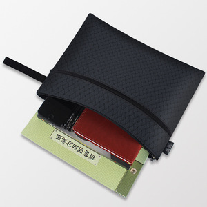 Sac de documents en toile imperméable et durable avec poignée Nouveau design Organisateur Pochette à fermeture éclair pour l'école, le bureau ou la maison - Product Image 2