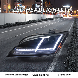 Assemblage de phares automatiques LED 100W de haute qualité pour <span class=keywords><strong>Audi</strong></span> <span class=keywords><strong>TT</strong></span> <span class=keywords><strong>RS</strong></span> 2008-2014 lentille bifocale lumière dynamique nouvel état 6500k couleur - Product Image 3