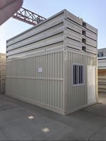 Bâtiment de bureau préfabriqué en acier à deux étages, modulaire empilable, en kit, pour camp de chantier