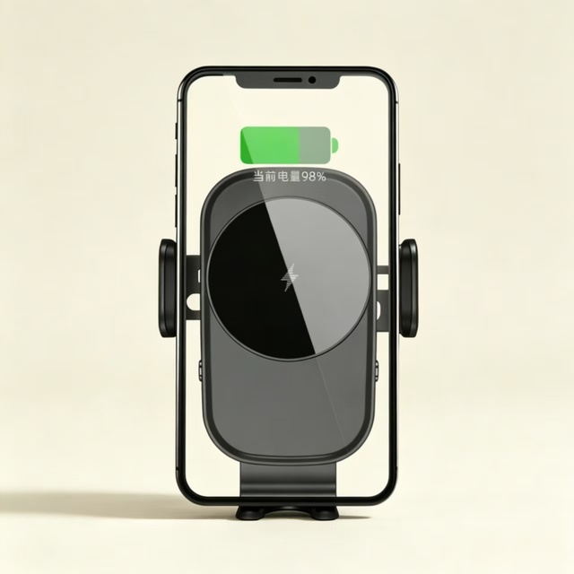 2024 Intelligent Wireless Charger Holder Stand Bracket ABS for for 4.5-7.5 Fast Charging 15W Magnetic Car Air Vent CW15