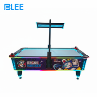Table de hockey d'espace pour deux joueurs, machine de jeu d'arcade à pièces, équipement de divertissement intérieur à vendre