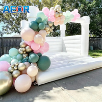 Château gonflable super mini mignon pour bébé, équipement de jeu souple, château gonflable blanc à vendre