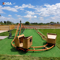 Manège de montagnes russes de qualité supérieure pour enfants, manège de montagnes russes non motorisé pour les parcs de loisirs et les zones de jeux en plein air