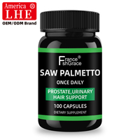 Saw Palmetto Supplément pour hommes Prostate Health Hair Growth Plus Suppléments de contrôle de la vessie Complex Saw Palmetto Capsules