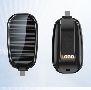 Banque d'alimentation <span class=keywords><strong>solaire</strong></span> personnalisée avec logo lumineux et support, vente en gros, <span class=keywords><strong>chargeur</strong></span> sans fil à charge rapide, cadeau promotionnel pour événements - Product Image 4