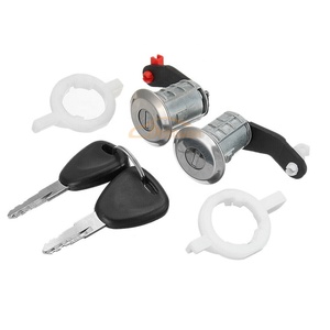 Aelwen 2 ổ khóa 2 phím cửa xe khóa 2 xi lanh phù hợp cho <span class=keywords><strong>Renault</strong></span> Master II 98-oe 256523 7701470944 - Product Image 1