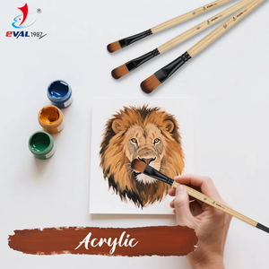 Spazzola <span class=keywords><strong>per</strong></span> pittura personalizzata Spazzola in Nylon 6 pz spazzola <span class=keywords><strong>per</strong></span> artista piatta/rotonda/angolare <span class=keywords><strong>per</strong></span> pittura acrilica ad olio ad acquerello - Product Image 4