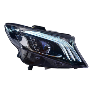 Conjunto de Faros Delanteros DOS para <span class=keywords><strong>Mercedes</strong></span>-Benz <span class=keywords><strong>Vito</strong></span>, Modelos 16-20, Modificados con Luces LED Maybach, Luz Diurna -2100 - Product Image 4