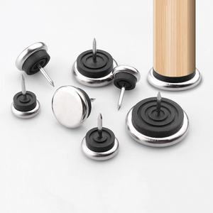 Clavos de suelo de doble capa de Metal a prueba de humedad elevados Almohadillas para muebles de silla de sofá de doble capa Estabilidad mejorada para el suelo - Product Image 1