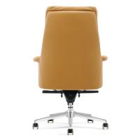 Chaise de bureau de directeur en cuir moderne à dossier bas commercial meubles chaise de bureau en cuir de patron exécutif