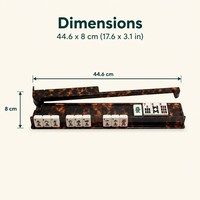 Rak Penyusun Mahjong dengan Alat Penyusun Ubin, Aksesoris Mahjong, Pengacak Kartu untuk Mahjong Amerika Grosir Kustom