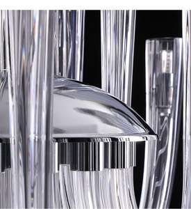 PM estilo europeo de lujo de cristal Rod Chandelier Villa de moda transparente lámpara colgante creativo <span class=keywords><strong>estambre</strong></span> sala de estar Luz - Product Image 3