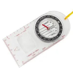 pocket size navigation compass 1: 50,000 & 1: 15,000 map tools MC-2