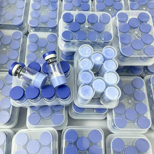 Poudre lyophilisée de collagène et de peptides GHK-Cu (Cuivre Bleu) à concentration personnalisée OEM, 50mg/100mg, pour usage cosmétique - Product Image 1