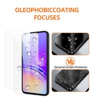 Protecteur d'écran HUAHUO HD en verre trempé 9H pour Samsung A25 A15 A05 0.33mm couverture de téléphone portable incassable