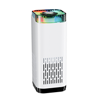 Purificateur d'air compact pour voiture et maison avec filtre HEPA H13, batterie 1000 mAh, type C, purificateur d'air portable pour bureau, chambre, véhicule