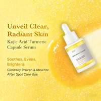 Sérum Clarifiant et Équilibrant à l'Acide Kojique et au Curcuma, Sérum Anti-âge à la Niacinamide pour l'Hydratation et le Soutien de la Barrière Cutanée