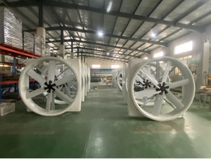<span class=keywords><strong>Ventilateur</strong></span> cyclonique de ventilation pour ferme laitière, extérieur, vache, alliage d'aluminium et de magnésium, 2M, moteur de <span class=keywords><strong>ventilateur</strong></span> mural OEM AC, protection IP55, 6 pièces - Product Image 3