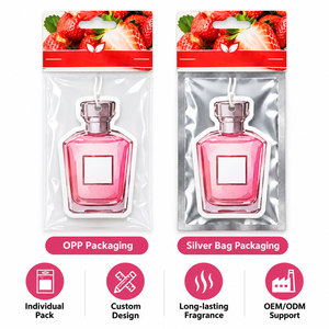 น้ำหอมปรับอากาศในรถยนต์แบบแขวน รูปทรงขวดน้ำหอม กลิ่นหอมบำบัด - Product Image 4