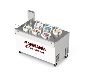 PRO V6 Gelato Brand 6 FLAVORS Italian Hard Gelato Ice Cream Machine Commercial New Milk/Fruit/<strong>Chocolate</strong>/Yogurt Front <strong>Bar</strong> All One - Product Image 6