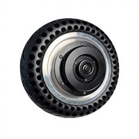 Moteur servo moyeu haute précision 10 pouces avec encodeur 4096, 36V 300W 110 tr/min, faible vitesse, charge utile 250 kg, ensemble d'entraînement pour châssis AGV intelligent