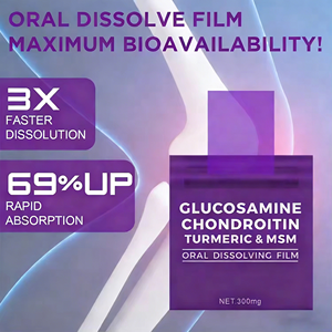 VitaHall Glukozamin Kondroitin Doğal Gıda Sınıfı Ağızdan Çözünen Film Şeritleri Yetişkinler İçin Eklem ve Kemik Sağlığını Destekler - Product Image 2