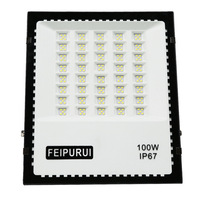 Projecteurs solaires LED extérieurs modernes étanches IP68 COB 50W-200W, angle de faisceau réglable, garantie 5 ans, CRI95, 120000LM, application