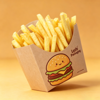 Emballage alimentaire personnalisé, boîte à frites à emporter, boîte à poulet frit jetable, boîtes à hamburgers, papier d'emballage, boîtes à frites, boîtes à chips