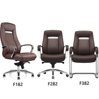Fauteuil de bureau exécutif ergonomique moderne en gros, réglable en hauteur, dossier haut, en cuir PU souple et véritable, pivotant et rafraîchissant