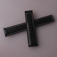 Bracelet de montre en cuir véritable 20 mm 22 mm, bracelet de luxe pour TAG-Heuer Carrera, déployant en acier inoxydable