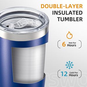 Mug isotherme durable pour le bureau, conserve la température longtemps, bouteille à boisson écologique, gobelet en acier inoxydable - Product Image 4