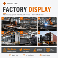 Kit de construction en acier préfabriqué pour entrepôt et atelier