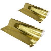 Rouleau de film PET doré 60 cm, film doré argenté pour imprimante DTF pour t-shirts
