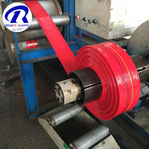 Haute pression 8 bar 10 bar couleur rouge couleur bleue PVC tuyau plat pour l'irrigation dans les pompes à eau de ferme - Product Image 4