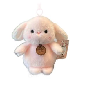 Peluches Palm Pals Panda Rouge <span class=keywords><strong>Lapin</strong></span> Jouets en Peluche Douce Poupée en Peluche Compagnon pour Enfants Mignons Mini Pendentifs en Peluche Cadeau pour l'Étude - Product Image 6