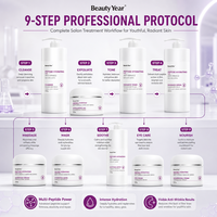 Lotion apaisante professionnelle pour salon 1000g, multi-peptides, anti-âge, nourrissante, hydratation intense, soin de la peau, vente en gros