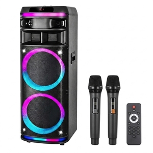 OEM Özel Çift 12 İnç Taşınabilir Kablosuz Hoparlör Sistemi, 2 Kablosuz Mikrofonlu ve Şarj Edilebilir Pilli 5.1 Surround Ses Kutusu - Product Image 1