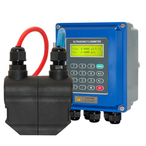 SS Steel <b>Pipe</b> <b>Clamp</b> on Sensors RS485 Modbus Ultrasonic Flow Meter - Product Image 5
