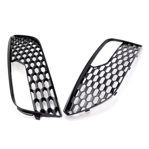 Audi A3 S3 Lower Grille Honeycomb Black <b>ABS</b> Front Bumper Fog Light Cover 2012-2016 - Product Image 4