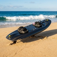 Planche de surf électrique à grande vitesse 55 km/h en fibre de carbone pour adultes, sports nautiques avec batterie 48V