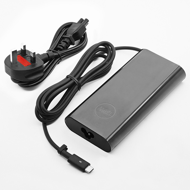 130W 20V 6.5A Type-C Power Adapter Laptop Charger with Oval Port for Dell Notebook Series