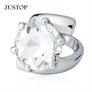 Bague Cocktail en Acier Inoxydable Plaqué Or en Forme de Cœur, Tendance Unisexe, Bijou Moderne pour le Quotidien et les Mariages, Idée Cadeau - Product Image 6